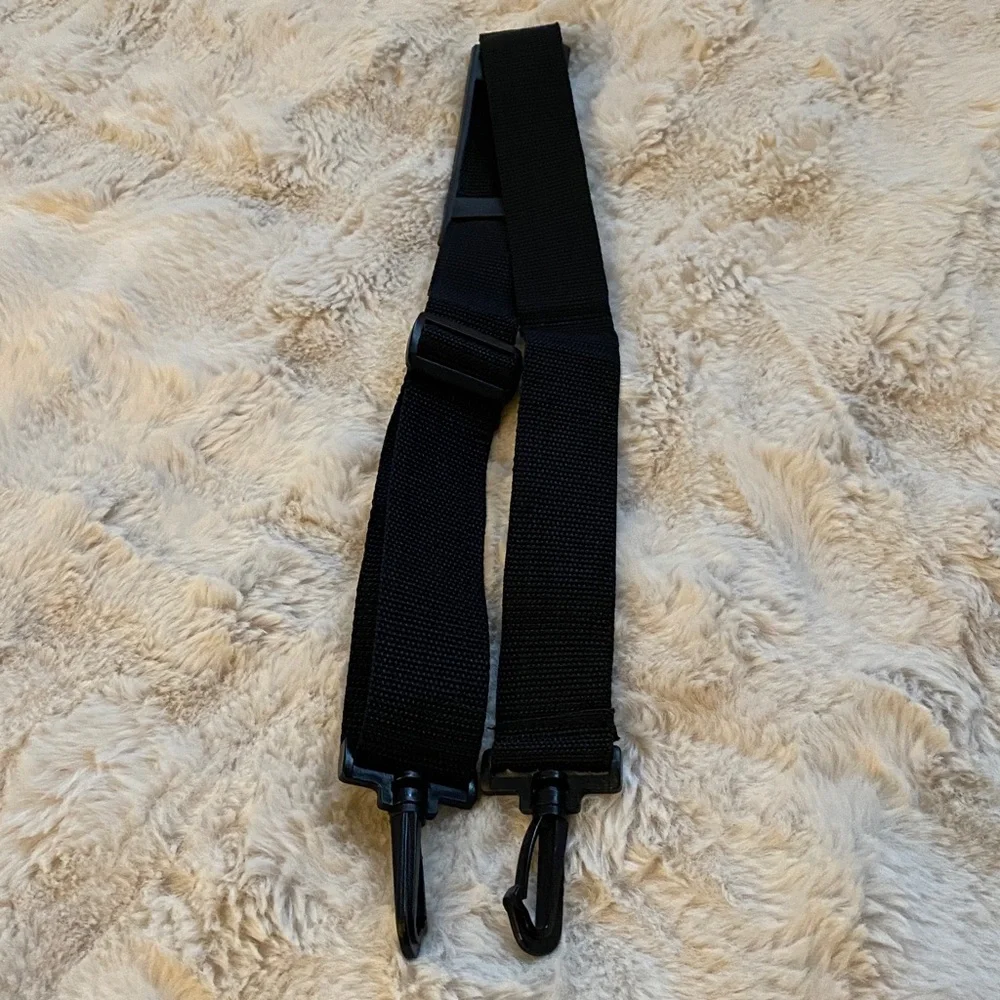 Black Adjustable Men's Woman’s Bag Shoulder Strap